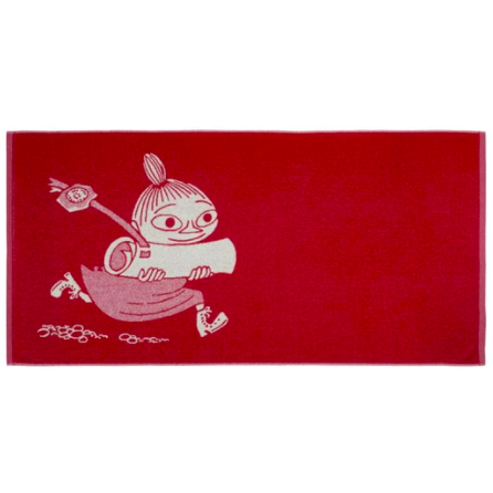 Lilla My röda badhandduk 70 x 140 cm av Finlayson