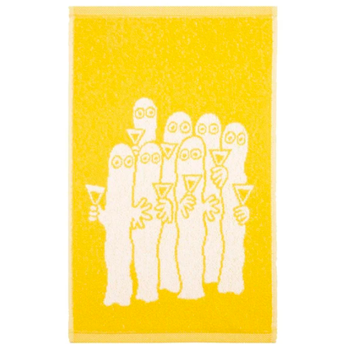 Hattifnattar gul handduk 30 x 50 cm av Finlayson